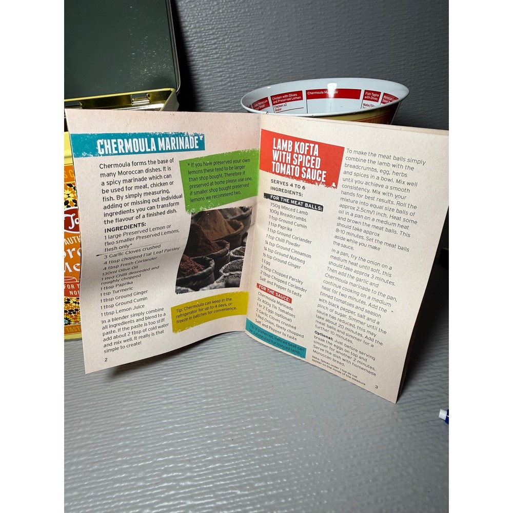 Tala Authentic Moroccan Measure and Storage Tin Set Made in England Kitchenware - Picture 9 of 13